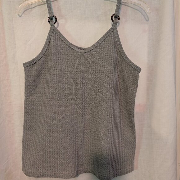 SHEIN Tops - Shein Gray Knit Tank Top, Size Medium